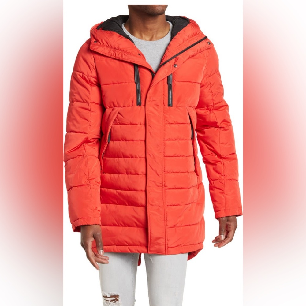 Robert Graham hooded knee length puffer jacket